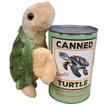 Canned Sea Turtle Plush