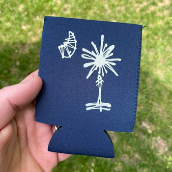 South Carolina Palmetto Tree Drink Beer Coozie