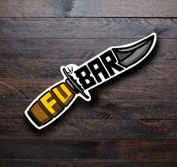 FUBAR KA-BAR Sticker