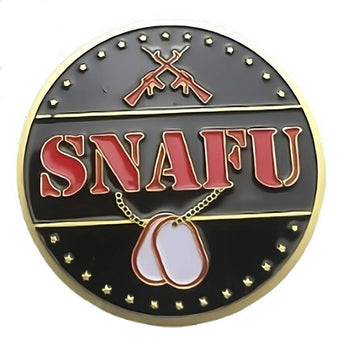 FUBAR SNAFU Plated Coin