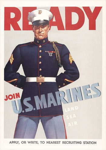 Magnet Ready, Marine Corps Recruiting Poster