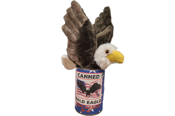 Canned Bald Eagle Plush