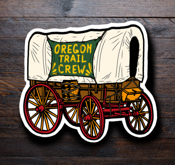 Covered Wagon Sticker | Oregon Trail