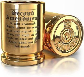 2nd Amendment 50 Cal Shot Glass