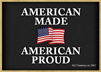 American Made - American Proud 2.5 X 3.5 Wood Magnets