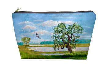 Tree Over Marsh Pouch 8.5x6