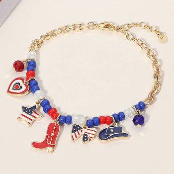 Western Charm Bracelet:Gold