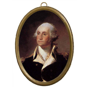 George Washington in Uniform Vintage Framed Print
