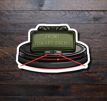 Claymore Roomba Mine Sticker