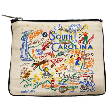 S Carolina Zip Pouch