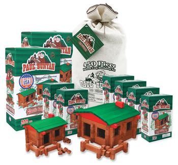 Paul Bunyan Logs 200pc Cabin