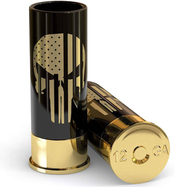 12 Gauge Shot Glasses Skull