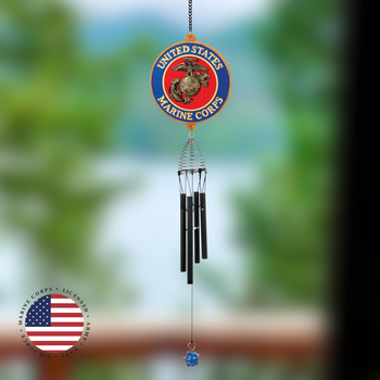RCS Gifts - U.S. Marine Corps Wind Chime - 23"
