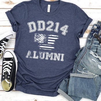 DD214 Tee:  Navy/SM