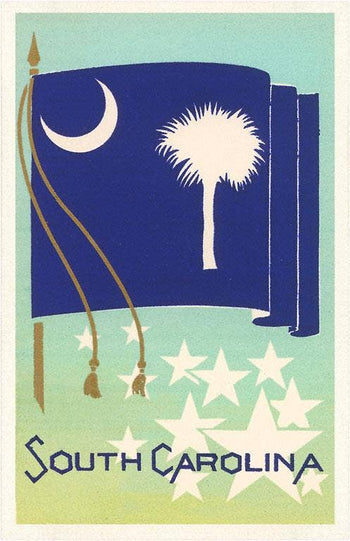 Found Image Press - Magnet FZ-38 Flag of South Carolina