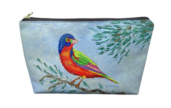 Palette Painted Bunting Pouch 8.5x6