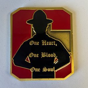 ★アメリカ軍＊１９０９年＊全米ライフル協会マークスマンバッジ（実物） Charlie Company Platoon Coin - Parris Island Museum
