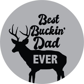 Best Bucking Dad Button