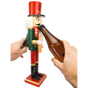 Beercracker® Bottle Opener Nutcracker 15" Tall