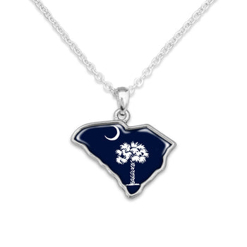From The Heart - State of South Carolina Palmetto Moon Necklace