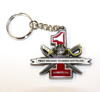 1st Btn Keychain